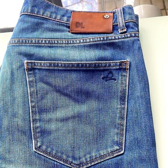 DL1961 jeans 36 made from American cotton straight blue - Picture 1 of 13